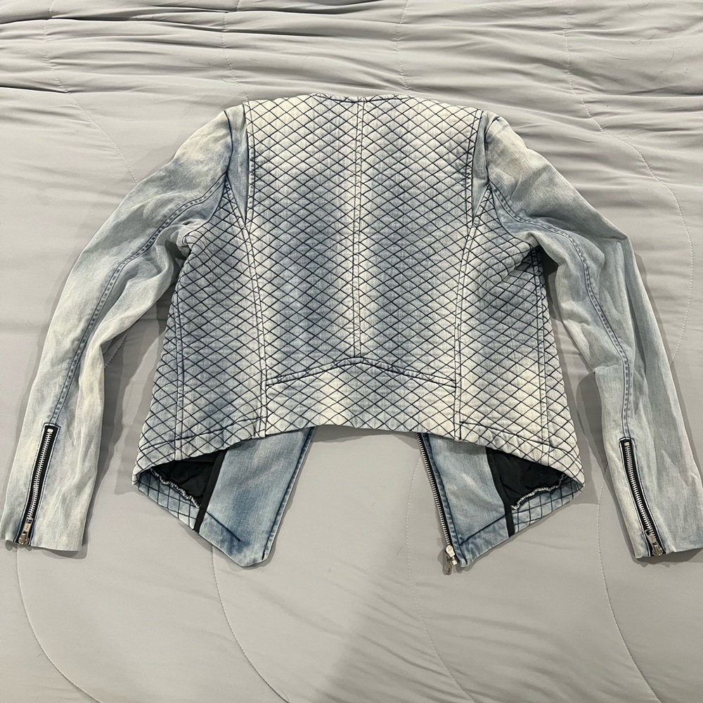 Generation Love Diamond Patterned Light Blue Jack… - image 3